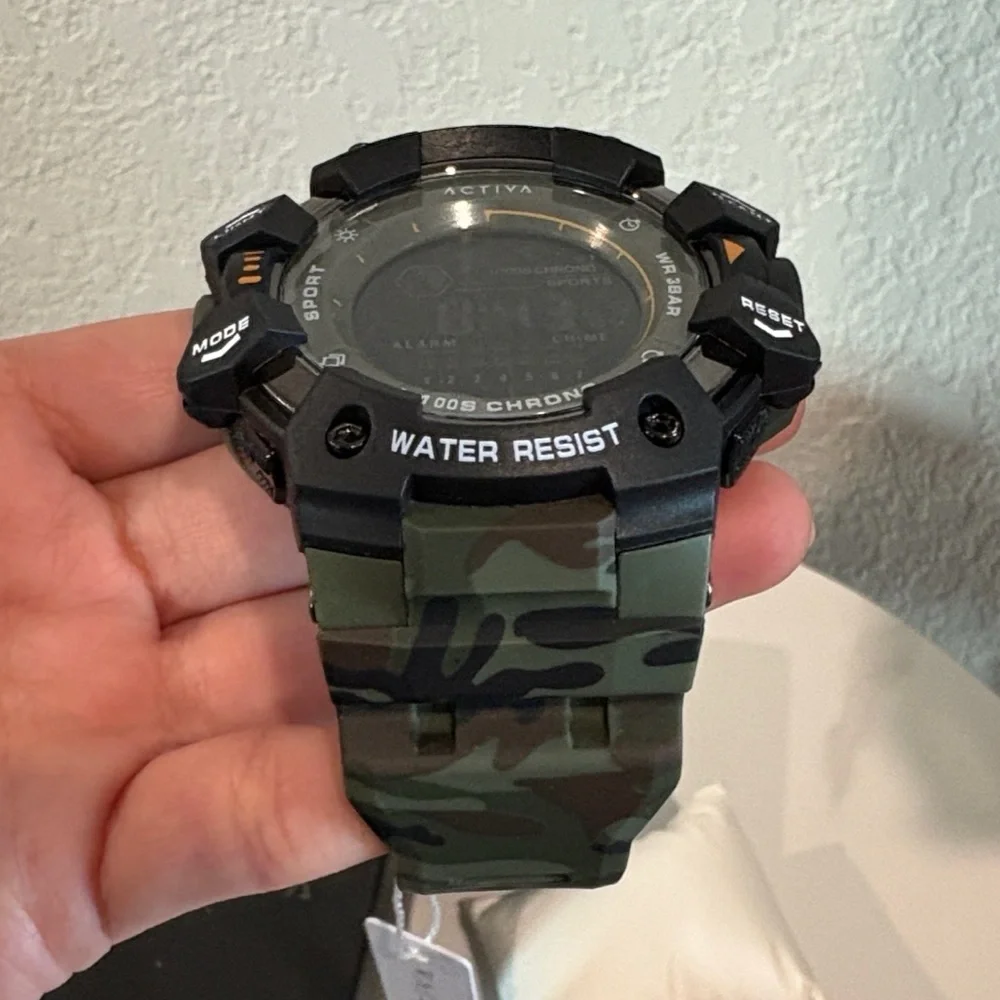 Activa Armour X Invicta Men's Digital Watch - 50mm. Camouflage NWT
